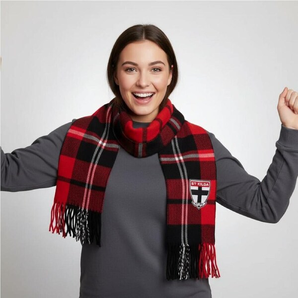 St Kilda Saints Tartan Scarf