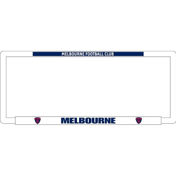 Melbourne Demons Car Number Plate Surrounds Set of 2