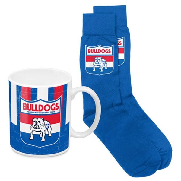 Western Bulldogs Heritage Mug and Sock Gift Pack