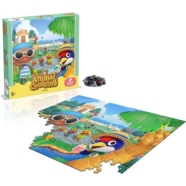 500pc Animal Crossing New Horizons 50cm Jigsaw Puzzle Kids 8y+ Educational Toy