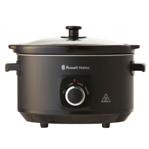 Russell Hobbs RHSC4A Stylish 4L Slow Cooker - Matte Black