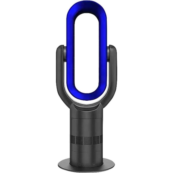 ACA ANGELO Home Office Electronic Floor Bladeless Fan heater Cooler 180 degree Remote control 10 speeds adjustable