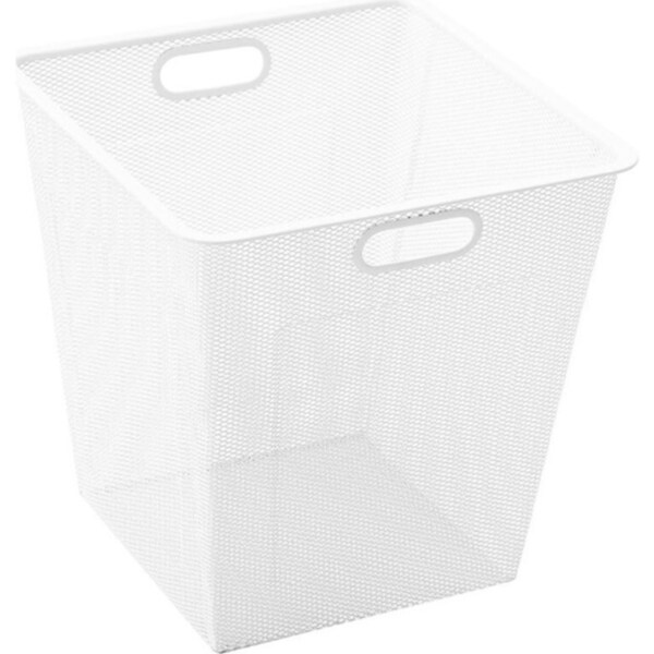Boxsweden 33cm Metal Mesh Storage Basket Home/Office/Wardrobe/Kitchen Organiser