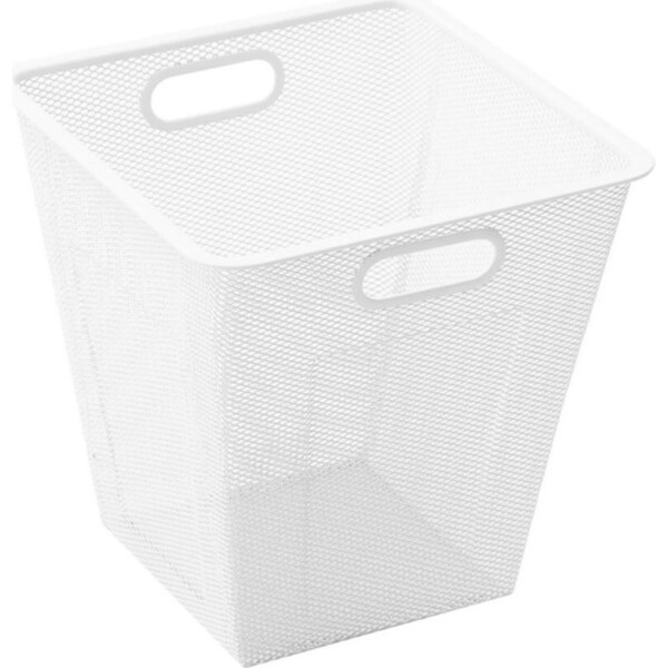 Boxsweden 28cm Metal Mesh Storage Basket Home/Office/Wardrobe/Kitchen Organiser