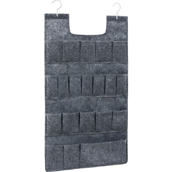 Boxsweden 20 Pockets Accessories Felt Hanging Wardrobe Storage Organiser Pouch