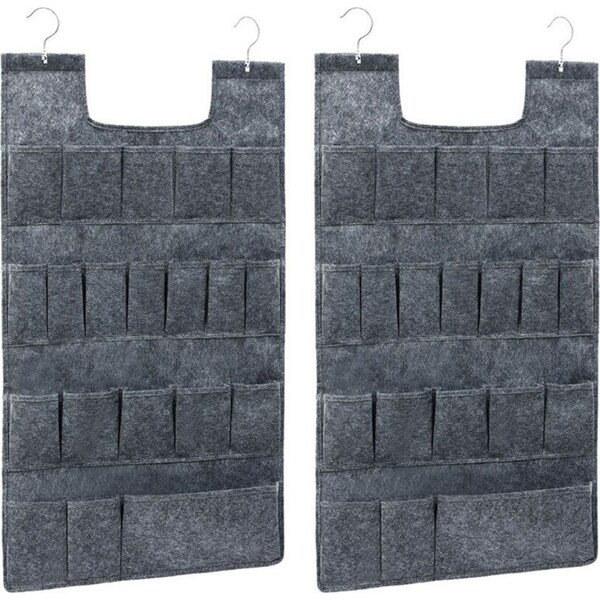 2x Boxsweden 20 Pockets Accessories Hanging Wardrobe Storage Organiser Pouch