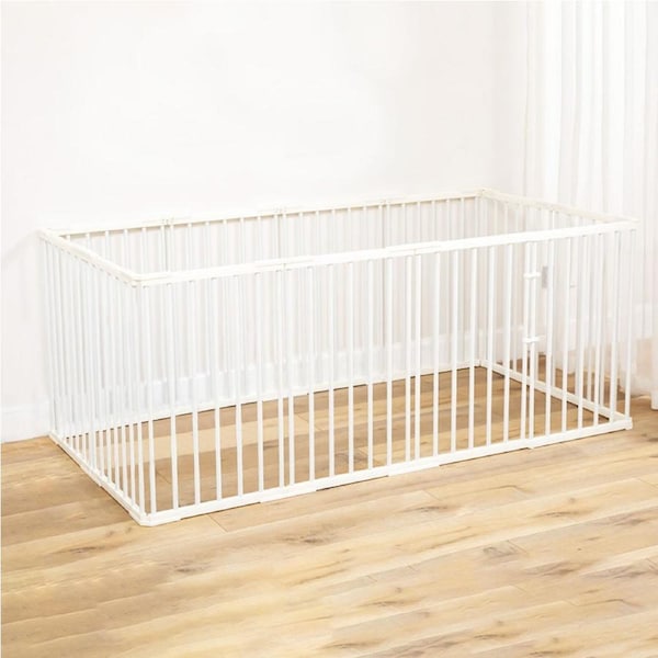 TOPET Portable 12 Panel Pet Playpen Dog Playpen Dog Cage Play Pen Pet Fence dog crate