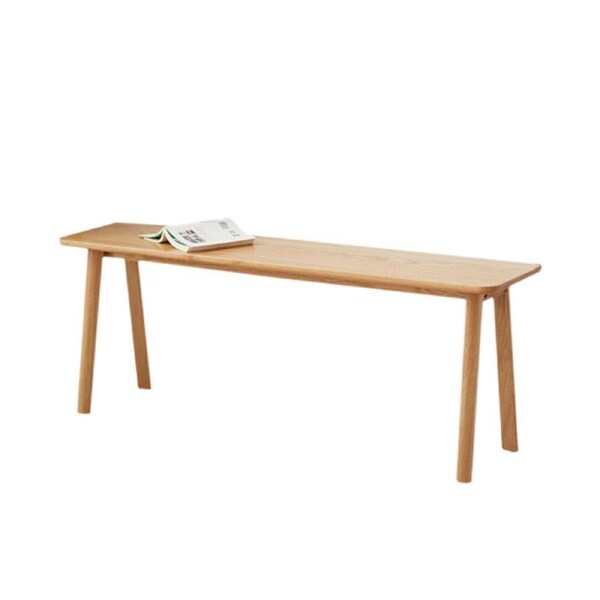 MIUZ Dining Bench Solid Timber American White Oak Wood Kitchen Entryway Bedroom