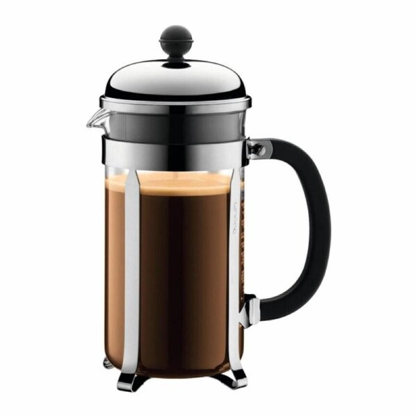 Bodum 1928-16 Chambord French Press Chrome, 1.0L - 8 Cup Capacity Chrome