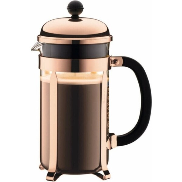 Bodum 1928-18 Chambord French Press Copper, 1.0L - 8 Cup Capacity Copper