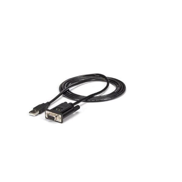 Star Tech USB to Null Modem RS232 DB9 Serial DCE Adapter Cable w/ FTDI for PC