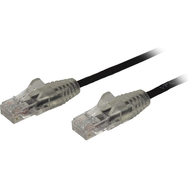 Star Tech 1.5m Snagless Cat6 Slim Cable Network Patch Ethernet LAN Cord RJ45 BLK