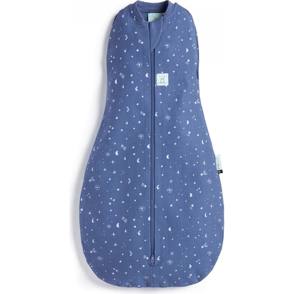 ErgoPouch Cocoon Swaddle Organic Cotton Baby Sleep Bag TOG 1.0 Size 0-3m Sky