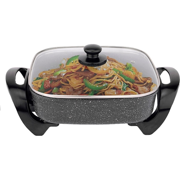 Healthy Choice 1500W 7.2L Non Stick Stone Electric Fry Pan w/Temperature Control