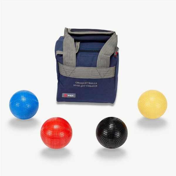16oz Composite Croquet Balls - Primary Colours