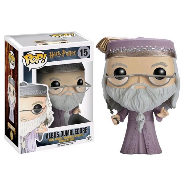 Pop! Funko Movies 10cm 15 Harry Potter Albus Dumbledore w/ Wand Vinyl Figurine