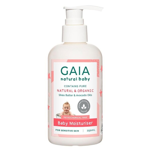 Gaia 250ml Pure/Natural/Organic Moisturiser Baby/Kids/Toddlers Vegan Friendly