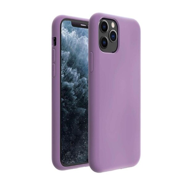 ZUSLAB iPhone 11 Pro Max Case Nano Silicone Shockproof Gel Rubber Bumper Protective Cover for Apple - Purple