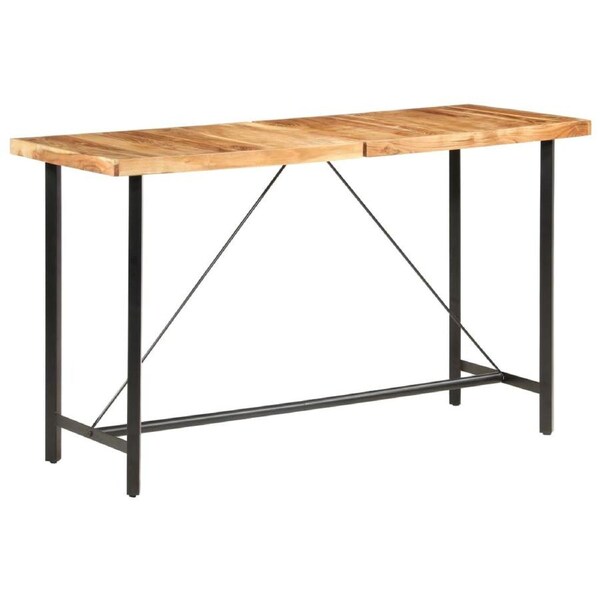 Bar Table 180x70x107 cm Solid Acacia Wood vidaXL