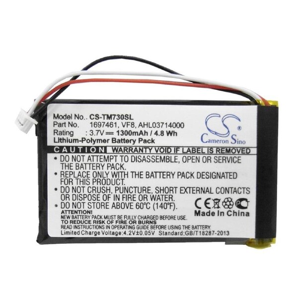 Replacement VF8 Battery for TomTom Go 530 630 630T 720 730 730T 740 930 930T 940 SatNav GPS Navigation