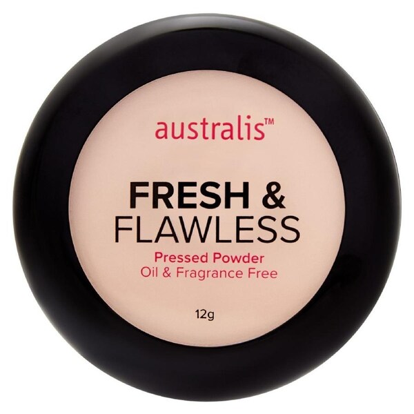 Australis AC Fresh and Flawless Pressed Powder Makeup - Deep Natural Matte