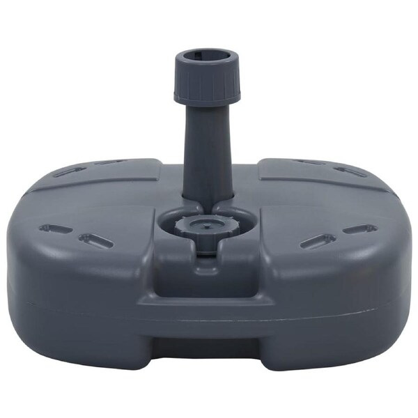 Portable Umbrella Base Grey Sand / Water Filled vidaXL