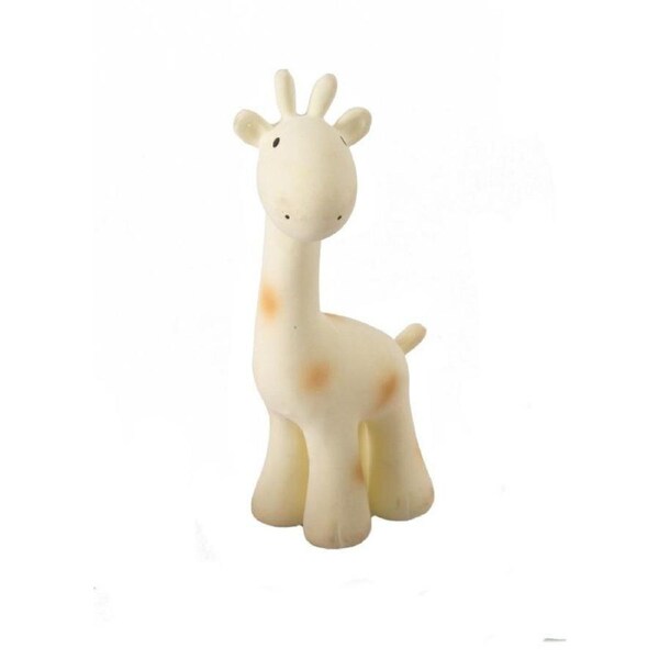 Tikiri Rubber Zoo Animal Teether - Giraffe