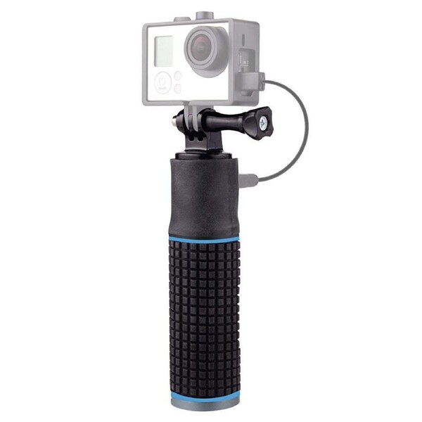 Vivitar Rechargeable Power Hand Grip Holder Mount for Action Camera/Go Pro Black