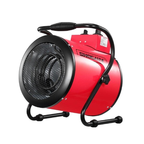 2-in-1 3000W Portable Electric Industrial Fan Heater Free Standing Carpet Dryer SAA Red