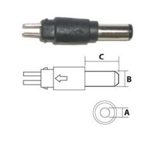 1.7mm Reversible DC Plug