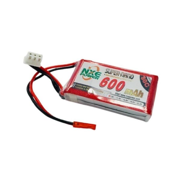 7.4V 600mAh LiPo 2S Battery Pack with JST Connector
