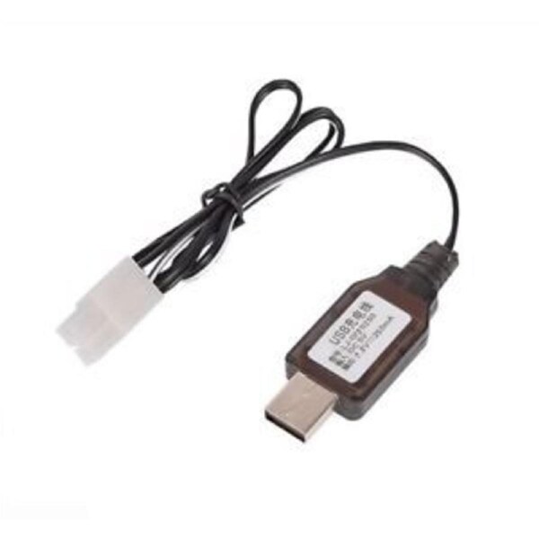 6V Battery Pack USB Charger with Mini Tamiya Connector