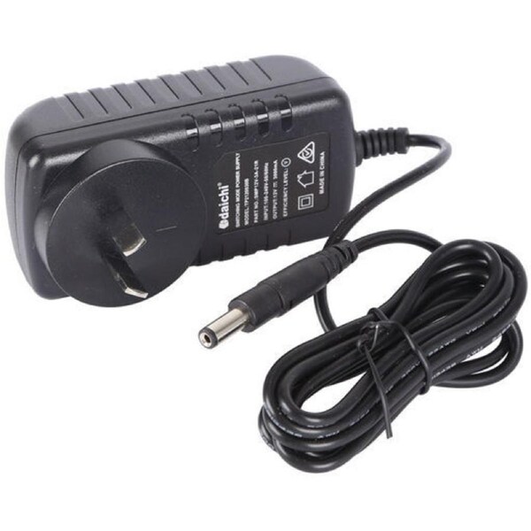 12V DC 3A Power Adapter with Reversible DC plugs