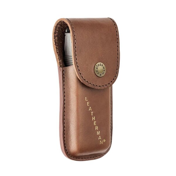 Leatherman Heritage Supertool Surge Signal Leather Belt Sheath Brown - YLS832595