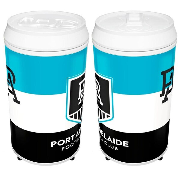 Adelaide Port Power AFL Cooler Can 40 Litre Bar Fridge