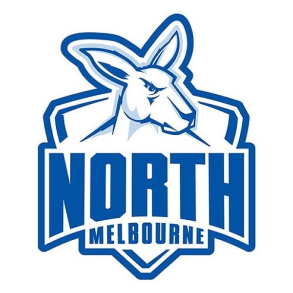 North Melbourne Kangaroos AFL LOGO Car School Books Sticker Decal