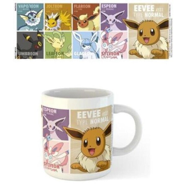 POKEMON Eevee Evolutions Coffee Tea Hot Chocolate Mug Cup