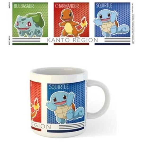 POKEMON Kanto Trio Coffee Tea Hot Chocolate Mug Cup