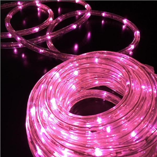 12V Rope Light Pink 10m