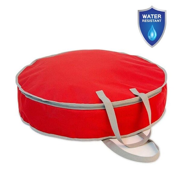 Christmas Wreath Storage Bag Red 63cm