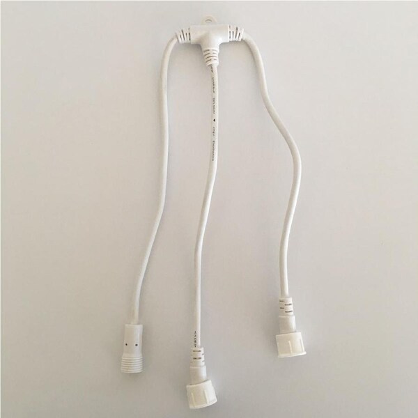 Rope Light Connector White - 3 Way