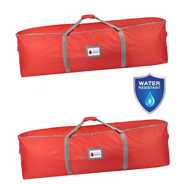 Christmas Tree Storage Bags SET of 2 - RED Large