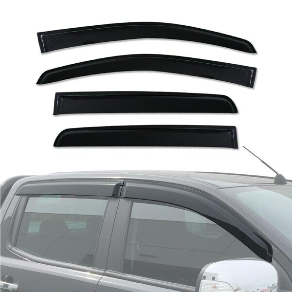 Injection Weather Shields for Ford Ranger Dual Cab 2011-2022