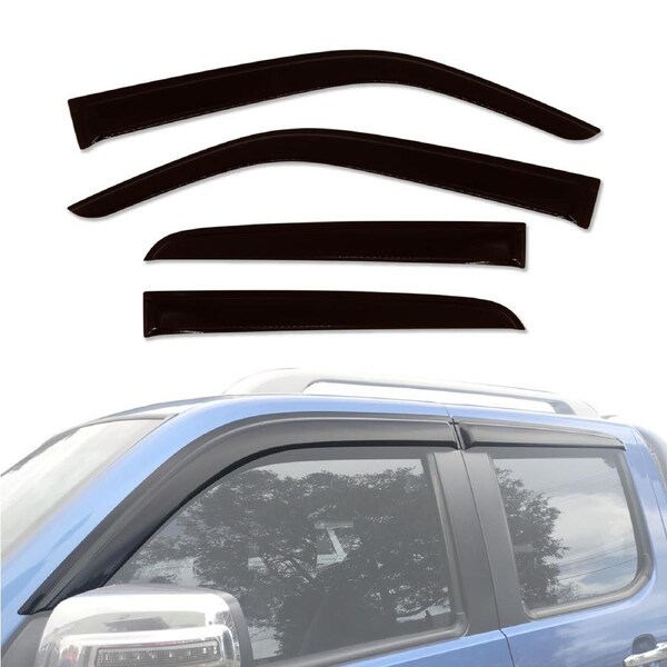 Luxury Weather Shields for Ford Ranger PJ PK Dual Cab 2006-2011