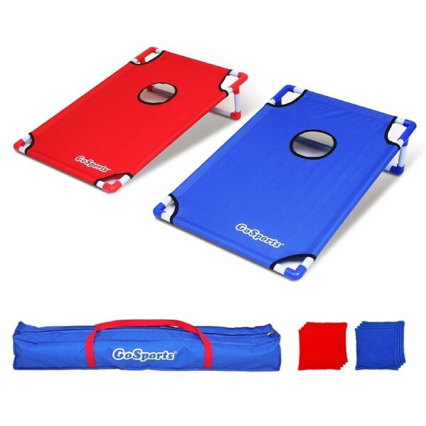 Portable PVC Cornhole Game (0.9m x 0.6m Tailgate Sized)
