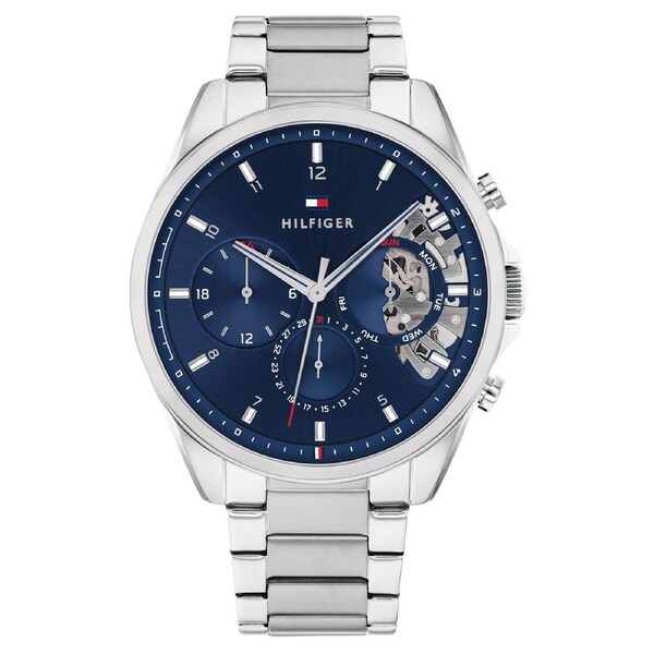 Tommy Hilfiger Silver Steel Men's Multi-function Watch - 1710448