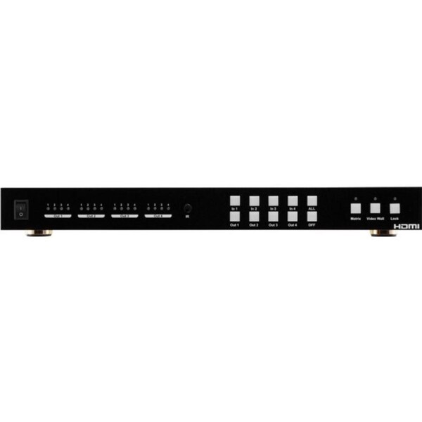 Pro2 Digital 4X4 4-In 4-Out HDMI Matrix 2X2 Video Wall RS232/IP/Remote Control