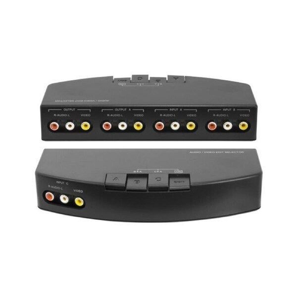 Pro.2 3-Way 10-20KHz 60dB/55dB AV Selector Composite/Channel Switcher