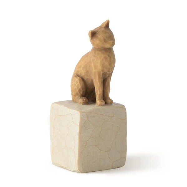 Willow Tree Figurine Love My Cat (Light) Always With Me By Susan Lordi 27789