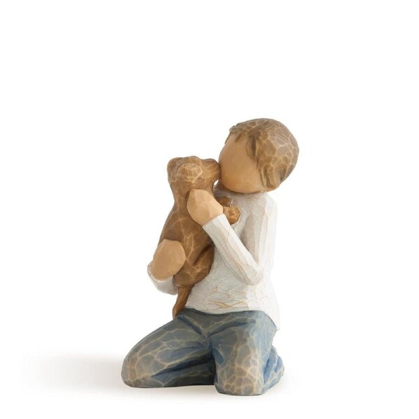 Willow Tree Figurine Kindness A Boy and His Dog By Susan Lordi 26217